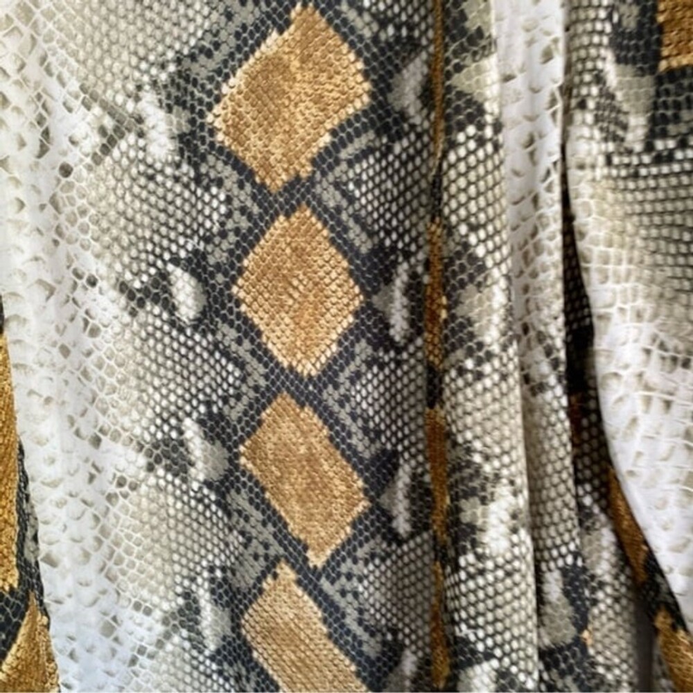 Adrienne Snake Print Oversized Kimono - Picture 3 of 5